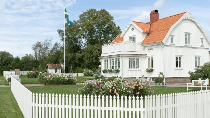Вилла 1925 года постройки на шведском острове Торсё