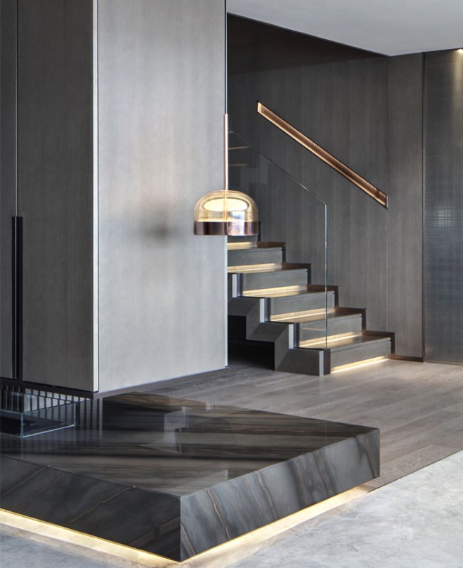 Элегантный интерьер апартаментов в городе Чжухай, Китай