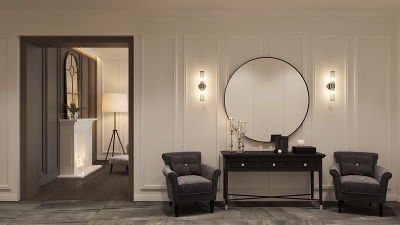 Элегантный интерьер загородного дома