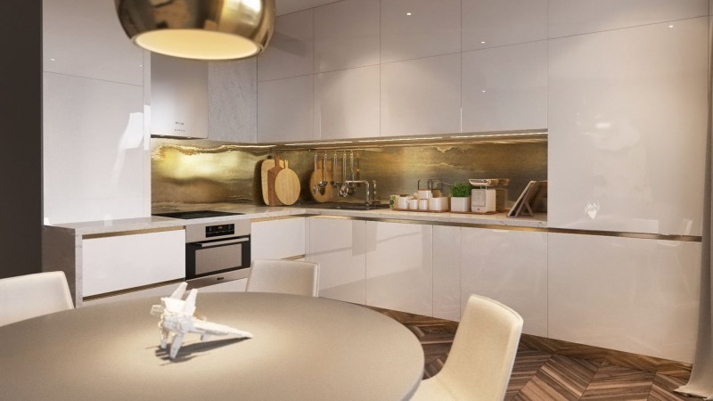 Компромисс между современной классикой и минимализмом в оформлении квартиры