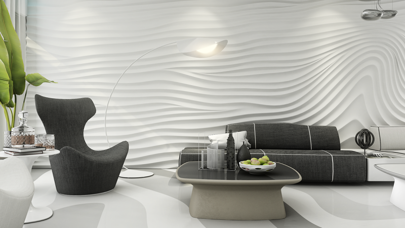 Оформление в черно-белых тонах