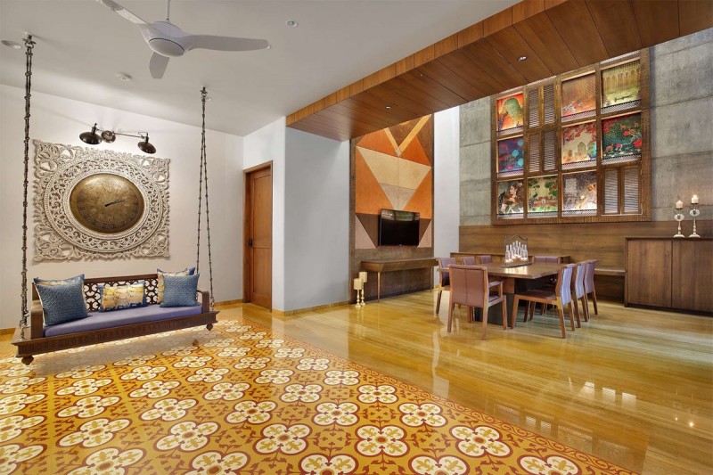 Современный дом, расположенный в Вадодаре, Индия