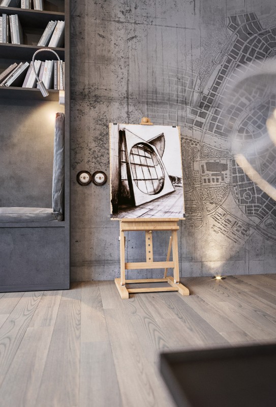 Квартира, оформленная в индустриальном стиле