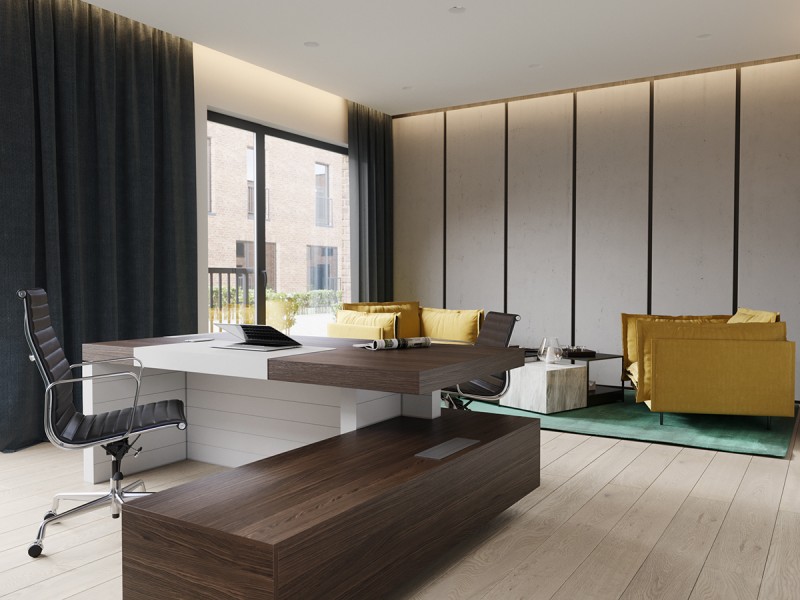 Просторная квартира в стиле "минимализм"