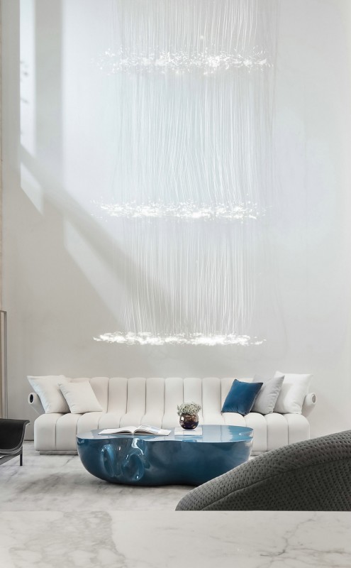 Футуристический интерьер резиденции в Китае