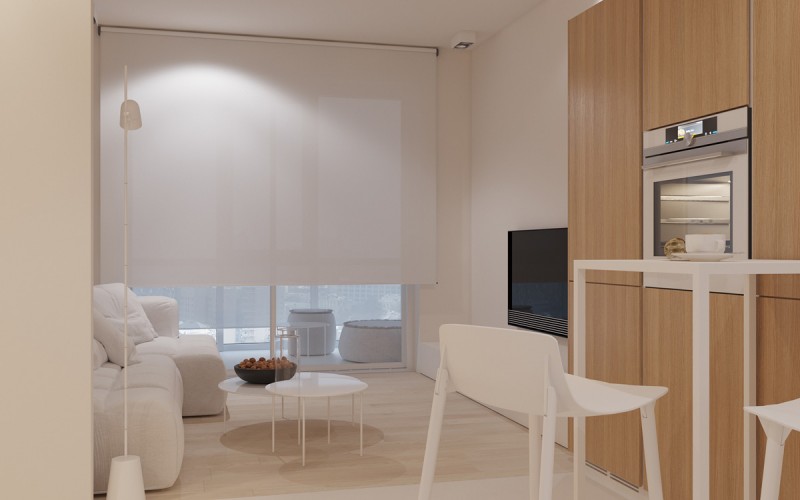 Интерьер квартиры в Киеве площадью 52 кв.м.