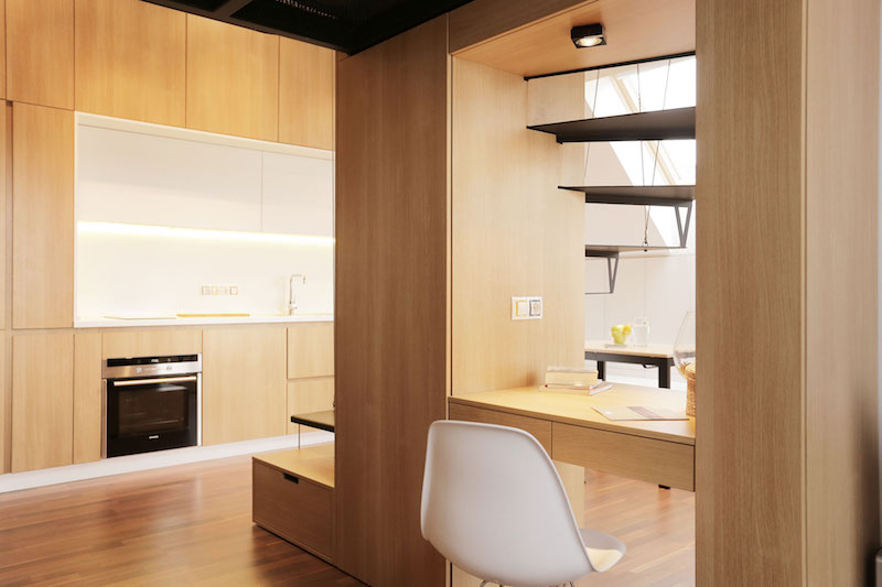 Интерьер однокомнатной квартиры в Софии, Болгария