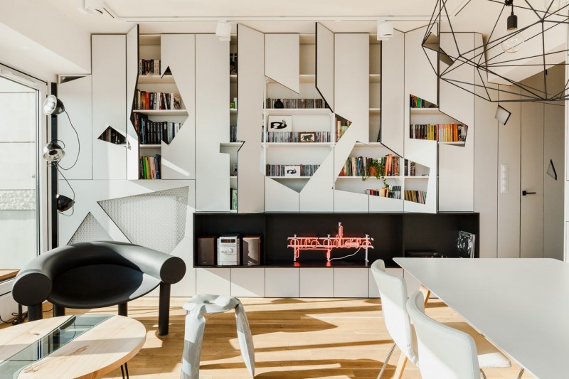 Интерьер пентхауса в Познани, Польша