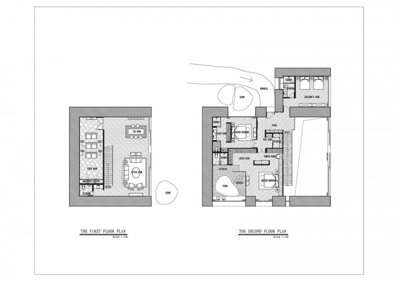 Натуральные материалы и приглушенные тона в интерьере дома в провинции Фуцзянь, Китай