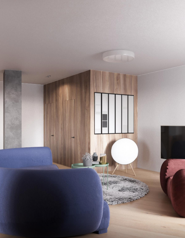 Оформление квартиры в светлых тонах с яркими акцентами Оформление квартиры в светлых тонах с яркими акцентами