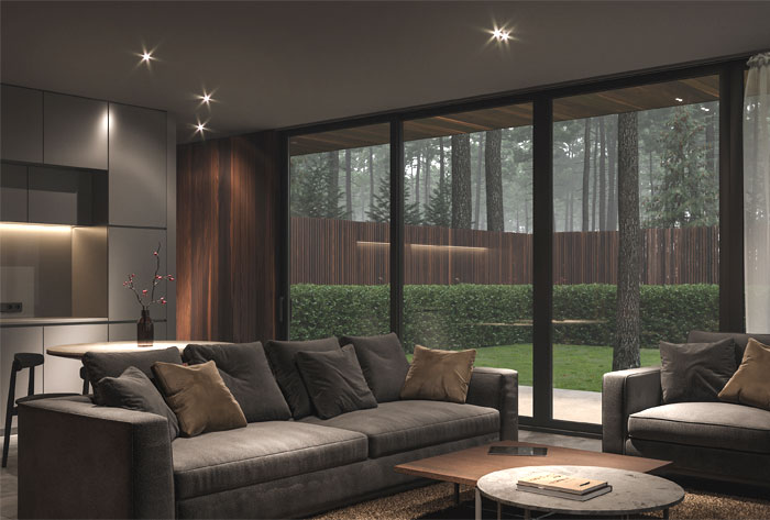 Интерьер дома в лесу под Киевом