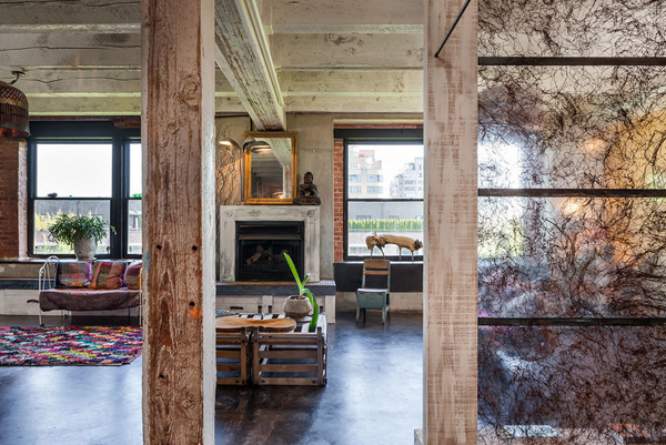 Интерьер лофта в стиле "ваби-саби"