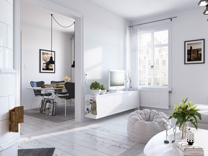 Квартира в скандинавском стиле Квартира в скандинавском стиле