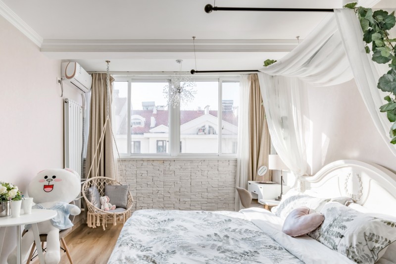 Студия в Чжанчжоу, Китай, оформленная в нежных тонах