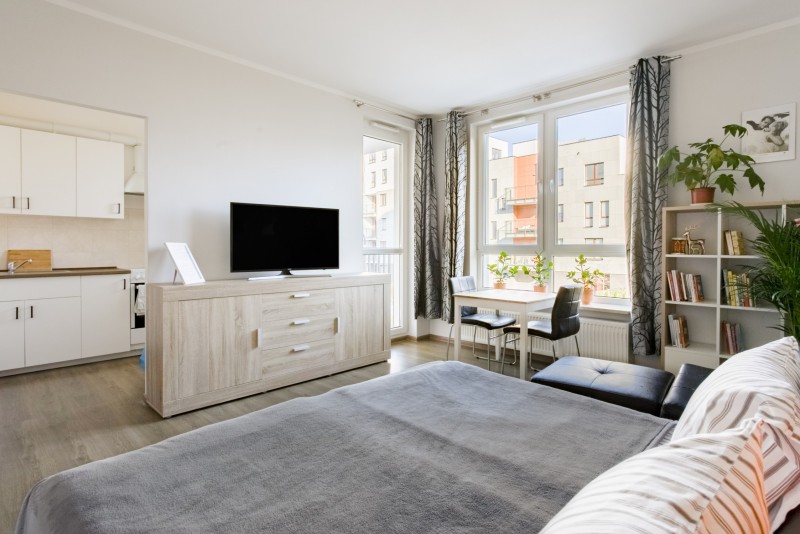 Уютная однокомнатная квартира в Варшаве Уютная однокомнатная квартира в Варшаве