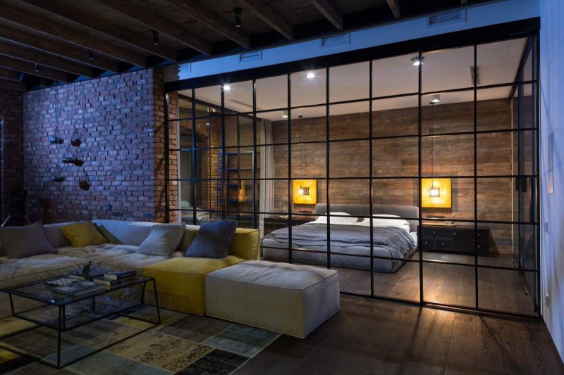 Интерьер комфортной холостяцкой квартиры