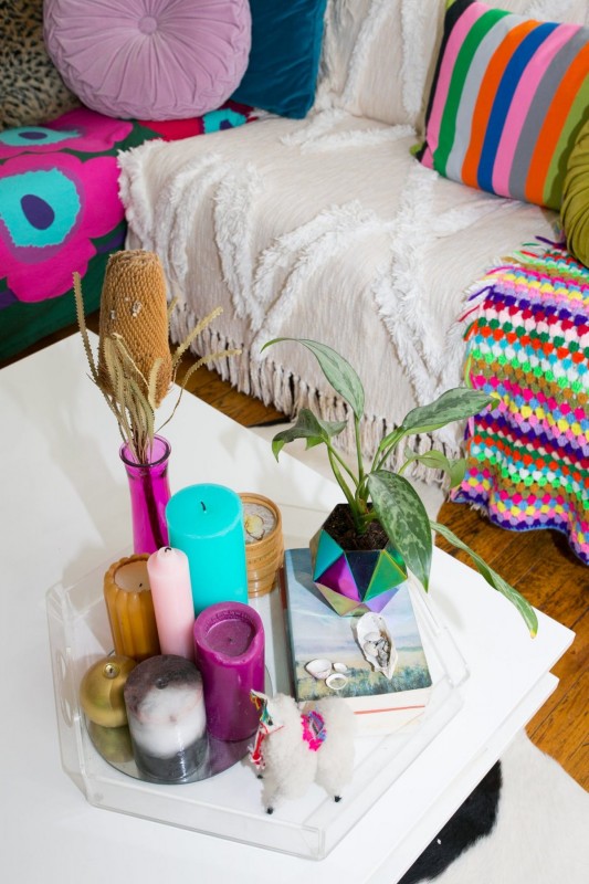 Красочный интерьер квартиры в Чикаго Красочный интерьер квартиры в Чикаго