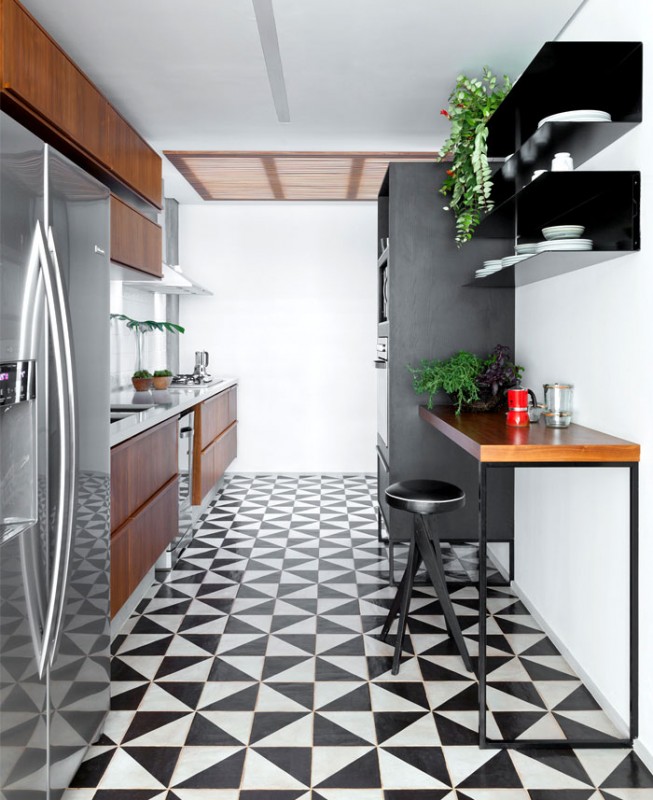 Красочный интерьер с этническими мотивами в бразильских апартаментах Красочный интерьер с этническими мотивами в бразильских апартаментах