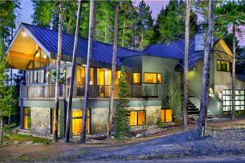 Роскошный дом в горах Колорадо