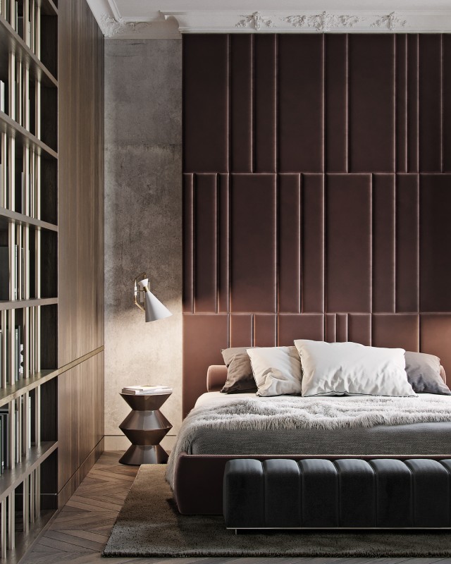 Роскошный интерьер квартиры площадью 107 кв.м.