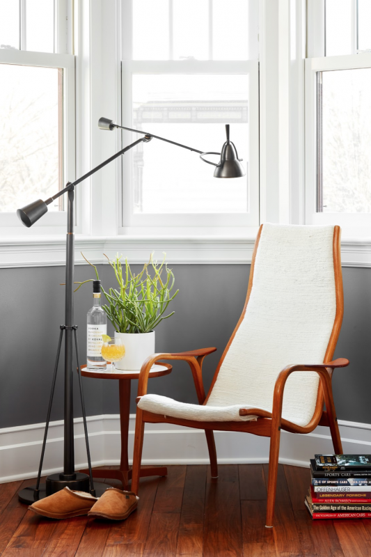 Современная классика в интерьере дома в Равенсвуде, Чикаго