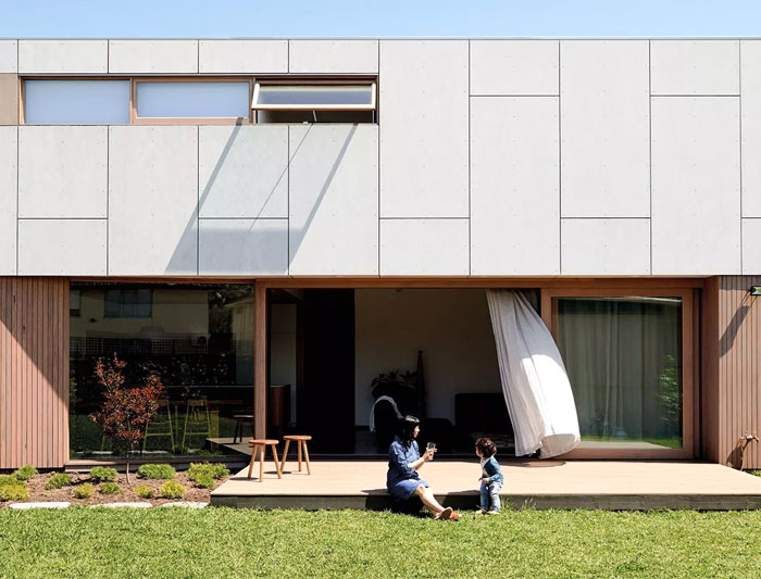 Стильный минималистичный декор дома в Австралии Стильный минималистичный декор дома в Австралии