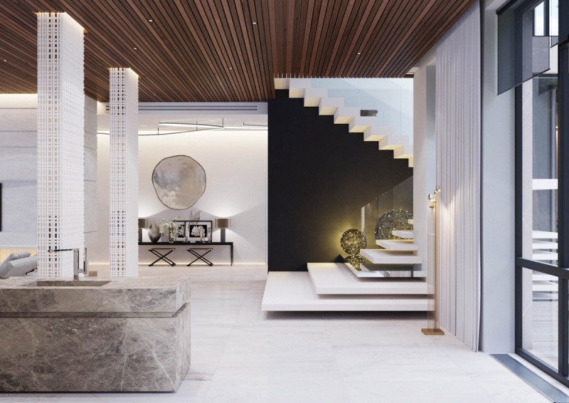 Интерьер роскошного загородного дома Интерьер роскошного загородного дома