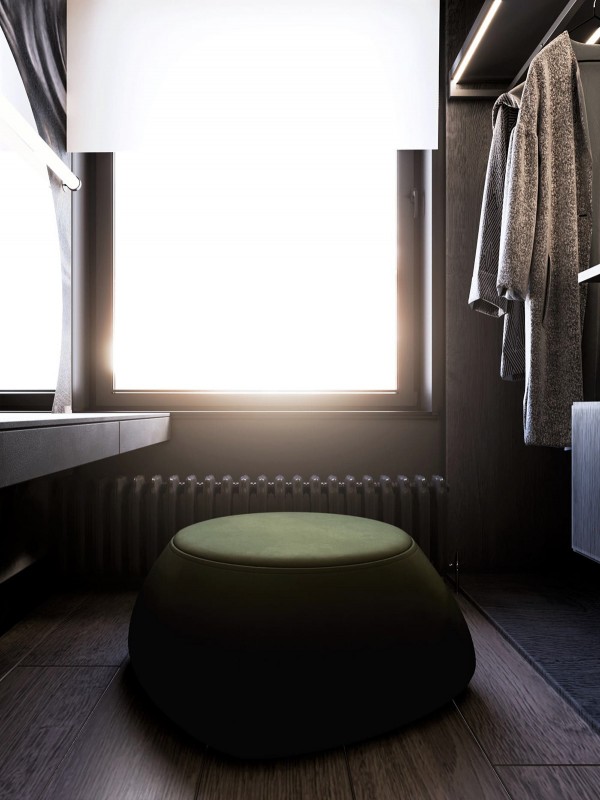 Контрастный дизайн интерьера