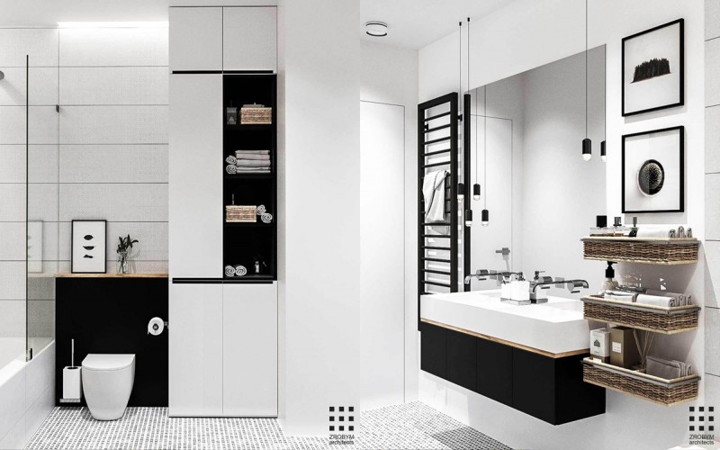 Дизайн-проект контрастных апартаментов