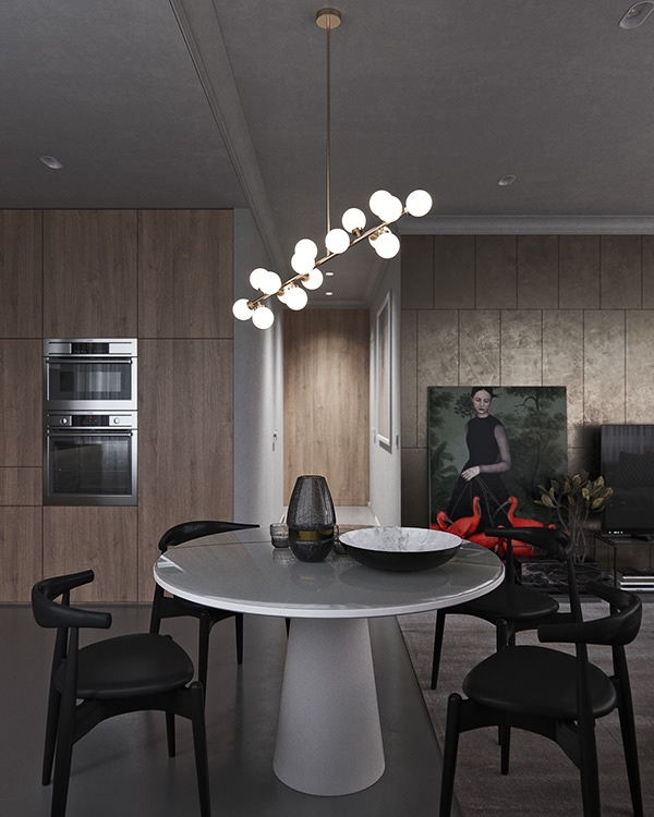 Эклектика, сочетающая минимализм, современную классику и скандинавский стиль