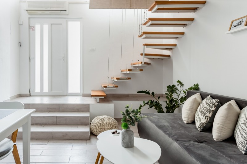 Интерьер двухуровневой квартиры в Хорватии Интерьер двухуровневой квартиры в Хорватии