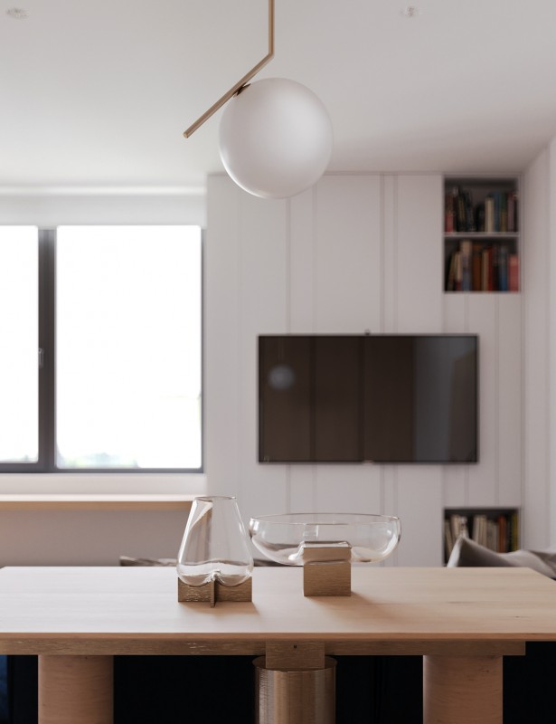 Квартира-студия в стиле "минимализм" Квартира-студия в стиле "минимализм"