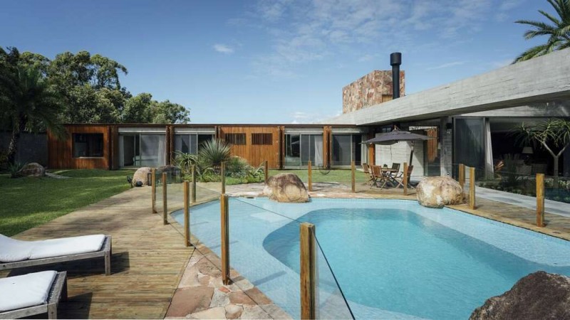 Оригинальный дизайн дома в Бразилии