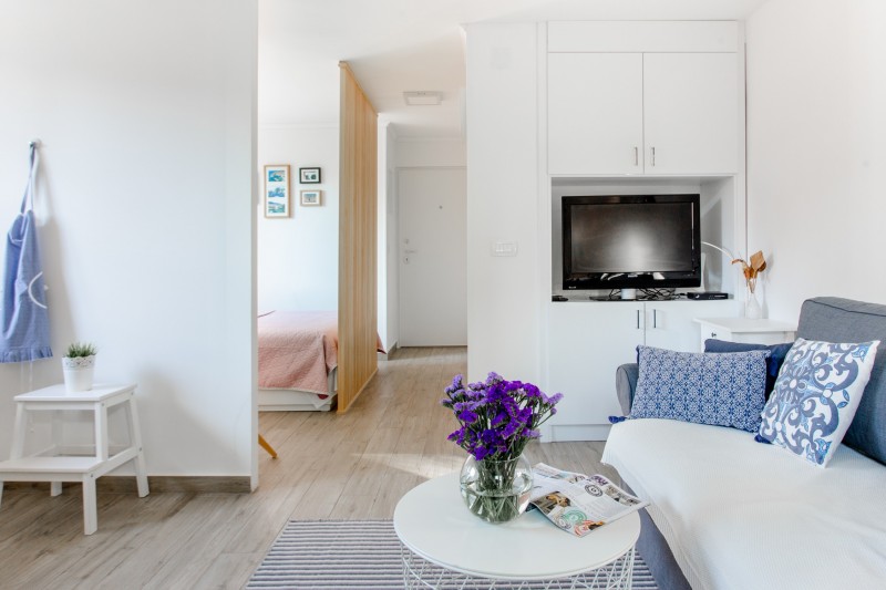 Апартаменты, оформленные в нейтральной цветовой палитре