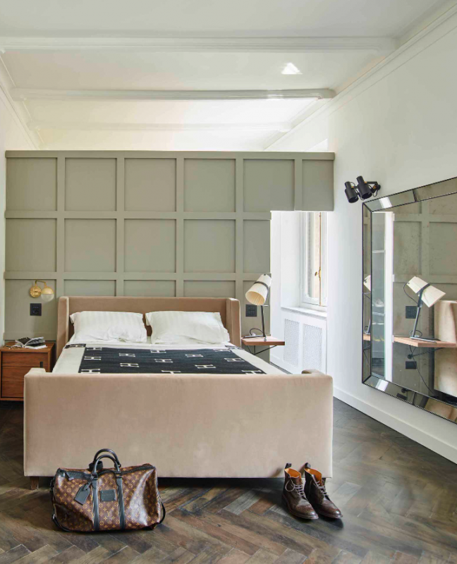 Элементы декора в стиле 50-х в апартаментах в Турине, Италия Элементы декора в стиле 50-х в апартаментах в Турине, Италия