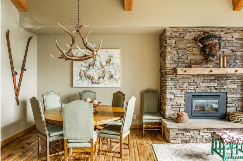 Интерьер шале в Монтане