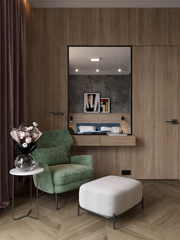 Натуральные материалы и уютная атмосфера в дизайне загородного дома