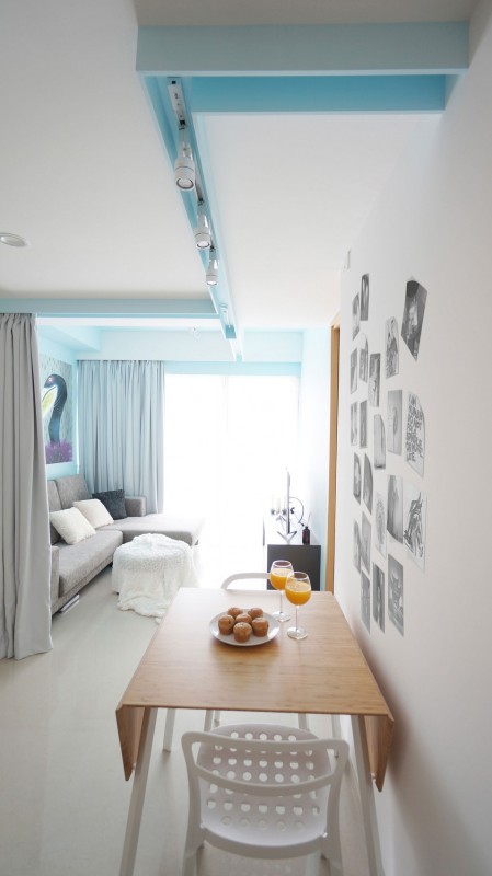 Небольшпя квартира, оформленная в нежных тонах, в Сингапуре Небольшпя квартира, оформленная в нежных тонах, в Сингапуре