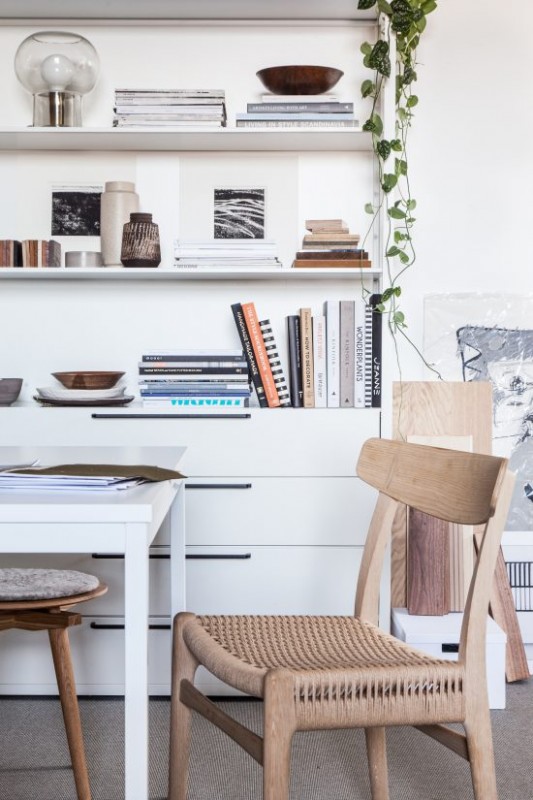 Спокойная атмосфера в дизайне творческой студии в Гааге