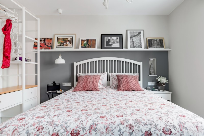 Уютные апартаменты в пепельных тонах в Хихоне, Испания