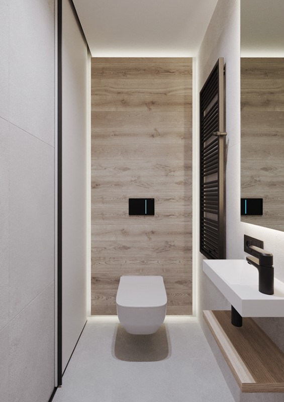 Двухуровневые апартаменты в стиле "минимализм" Двухуровневые апартаменты в стиле "минимализм"