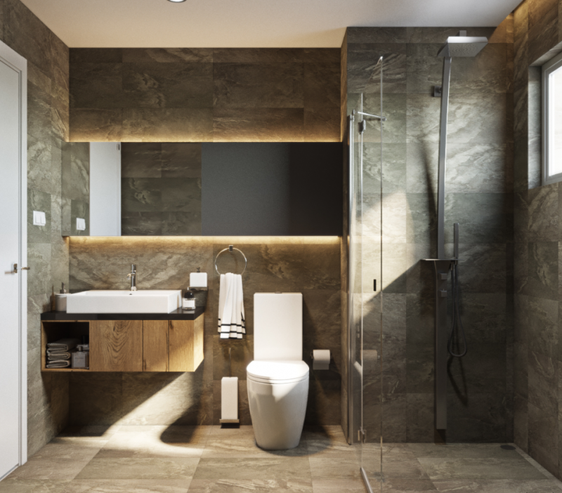 Интерьер в коричневых тонах