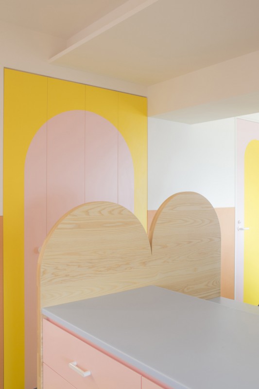 Квартира в Токио, оформленная в пастельных тонах