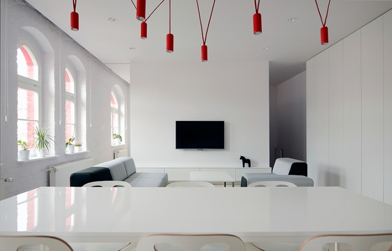 Минималистичный интерьер квартиры в Катовице, Польша Минималистичный интерьер квартиры в Катовице, Польша