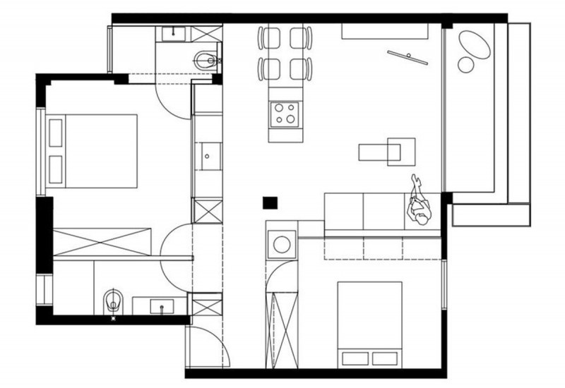 Небольшие уютные апартаменты в Тель-Авиве Небольшие уютные апартаменты в Тель-Авиве