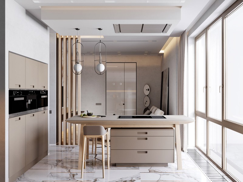 Оформление квартиры в мягких нейтральных тонах Оформление квартиры в мягких нейтральных тонах