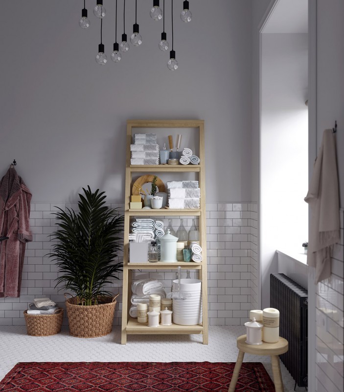 Эклектичный интерьер в скандинавском стиле