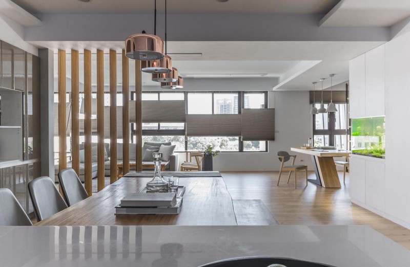 Интерьер апартаментов в городе Таоюань, Тайвань Интерьер апартаментов в городе Таоюань, Тайвань