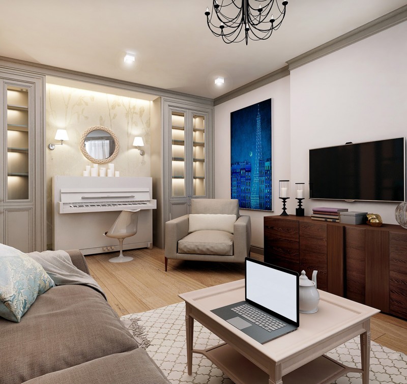 Интерьер квартиры для молодой девушки