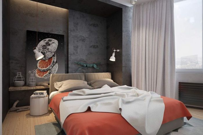 Минималистичный лофт для молодой семьи